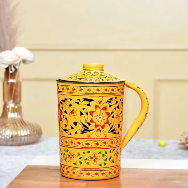 Aluminium Jug Yellow– 21 cm