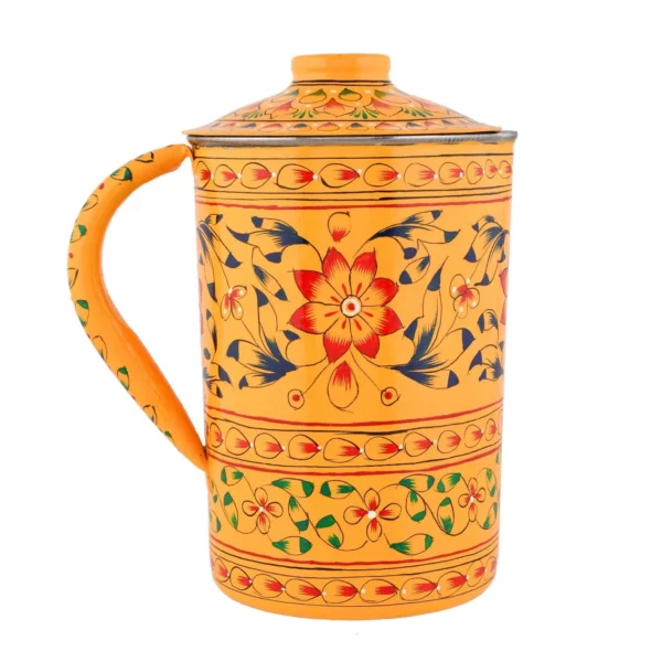 Aluminium Jug Yellow– 21 cm - Image 2