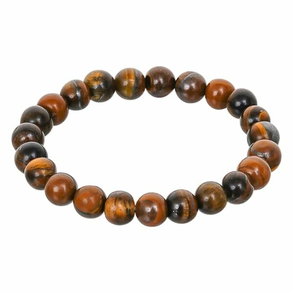 Tiger Eye Bracelet for Women Men's Gifts - Protection Healing Crystal Bracelet - 8mm Gemstone Beaded - Image 3