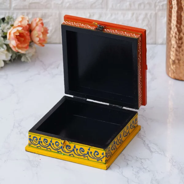 Handcrafted Wooden Jewellery Box – Elegant Storage for Your Treasures - Image 3